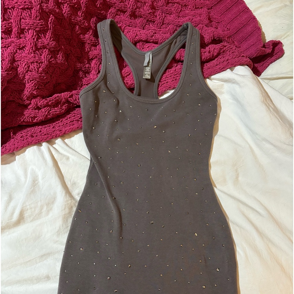 SKIMS outdoor rhinestone mid thigh onesie - Picture 2 of 7